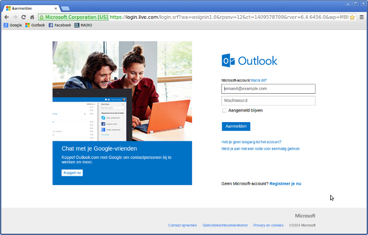 Outlook van Hotmail